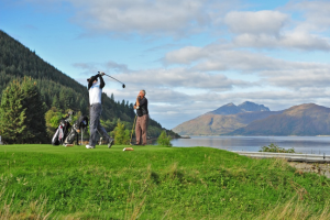 Golfing in Scotland